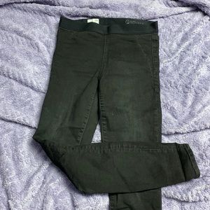 Gap pull on jean leggings